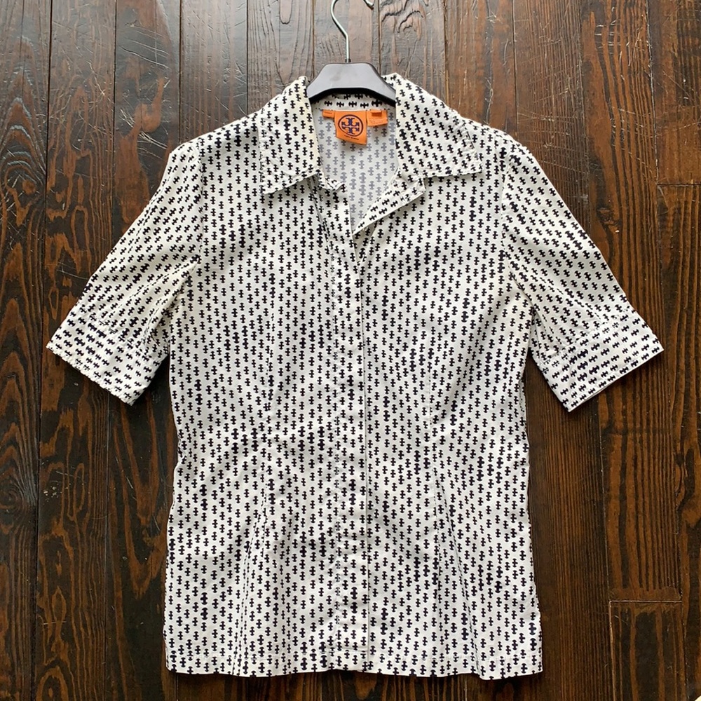 Tory Burch button-down short-sleeve shirt